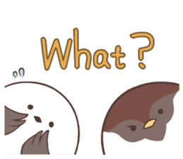 Suzume-san and Enaga-chan<English> sticker #8278605