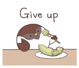 Suzume-san and Enaga-chan<English> sticker #8278609