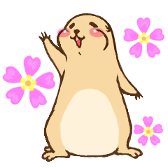 Cute Urocitellus richardsonii