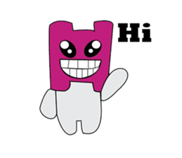 Hello "H" sticker #8279226