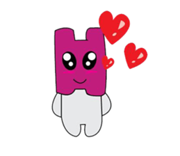 Hello "H" sticker #8279249