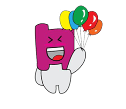 Hello "H" sticker #8279258