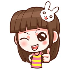 Cute girl with Big eye (EN)