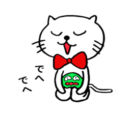Euphoric cat sticker #8279318