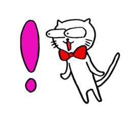 Euphoric cat sticker #8279319