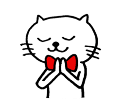 Euphoric cat sticker #8279325