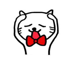 Euphoric cat sticker #8279326