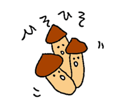 Funny mushroom stickers. sticker #8280375