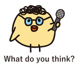 Punch chick again sticker #8280398