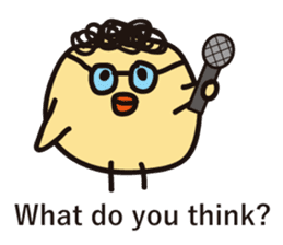 Punch chick again sticker #8280398