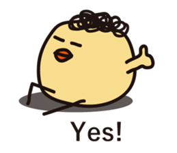 Punch chick again sticker #8280414