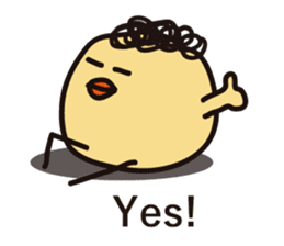 Punch chick again sticker #8280414