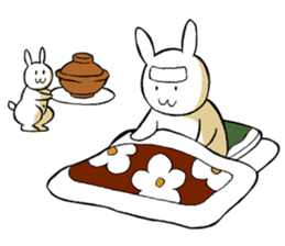 Capricious White Bunny 2 sticker #8280822