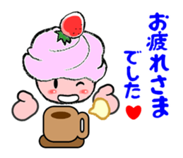 strawberry time sticker #8281265