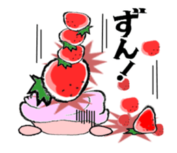 strawberry time sticker #8281272