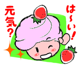 strawberry time sticker #8281274
