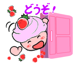 strawberry time sticker #8281284