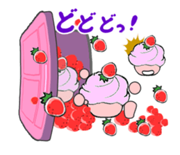 strawberry time sticker #8281285