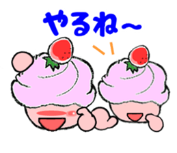 strawberry time sticker #8281293