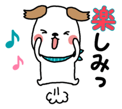 Sticker of scarf dog sticker #8281607