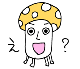 Rainbow mushroom sticker #8281806