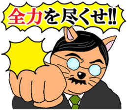 Cat chief director sticker #8282104