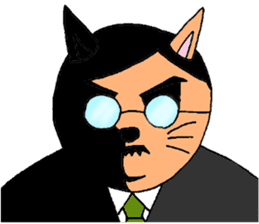 Cat chief director sticker #8282124