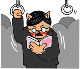 Cat chief director sticker #8282126