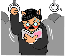 Cat chief director sticker #8282126