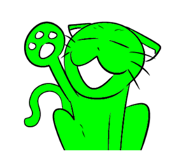 MIDORINONEKO sticker #8282180