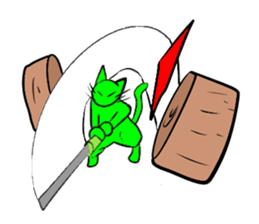 MIDORINONEKO sticker #8282191