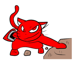 AKAIRONONEKO sticker #8282261