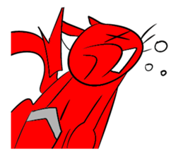 AKAIRONONEKO sticker #8282270