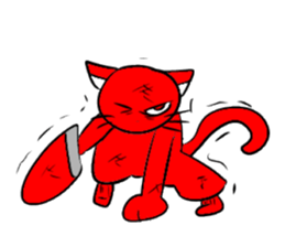 AKAIRONONEKO sticker #8282272