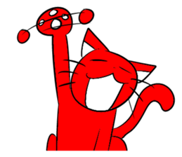 AKAIRONONEKO sticker #8282292