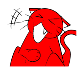 AKAIRONONEKO sticker #8282294