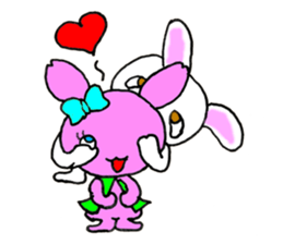 Bunny Larry and Piki - ENGLISH sticker #8282460