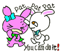 Bunny Larry and Piki - ENGLISH sticker #8282462