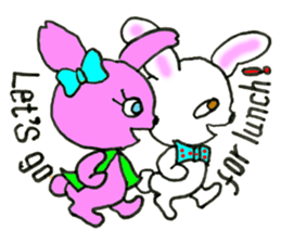 Bunny Larry and Piki - ENGLISH sticker #8282463