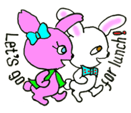 Bunny Larry and Piki - ENGLISH sticker #8282463