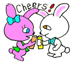 Bunny Larry and Piki - ENGLISH sticker #8282465