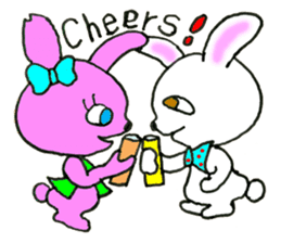 Bunny Larry and Piki - ENGLISH sticker #8282465