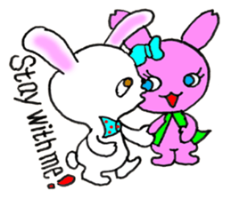 Bunny Larry and Piki - ENGLISH sticker #8282466