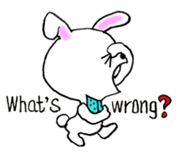 Bunny Larry and Piki - ENGLISH sticker #8282477