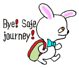 Bunny Larry and Piki - ENGLISH sticker #8282478