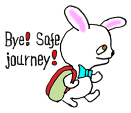Bunny Larry and Piki - ENGLISH sticker #8282478