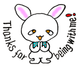 Bunny Larry and Piki - ENGLISH sticker #8282480