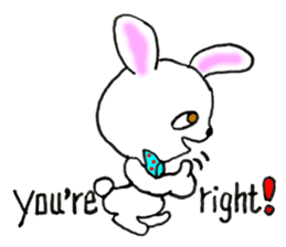 Bunny Larry and Piki - ENGLISH sticker #8282481
