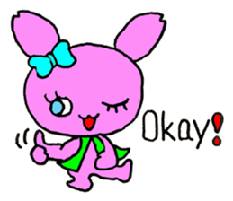 Bunny Larry and Piki - ENGLISH sticker #8282483