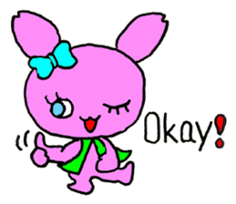 Bunny Larry and Piki - ENGLISH sticker #8282483